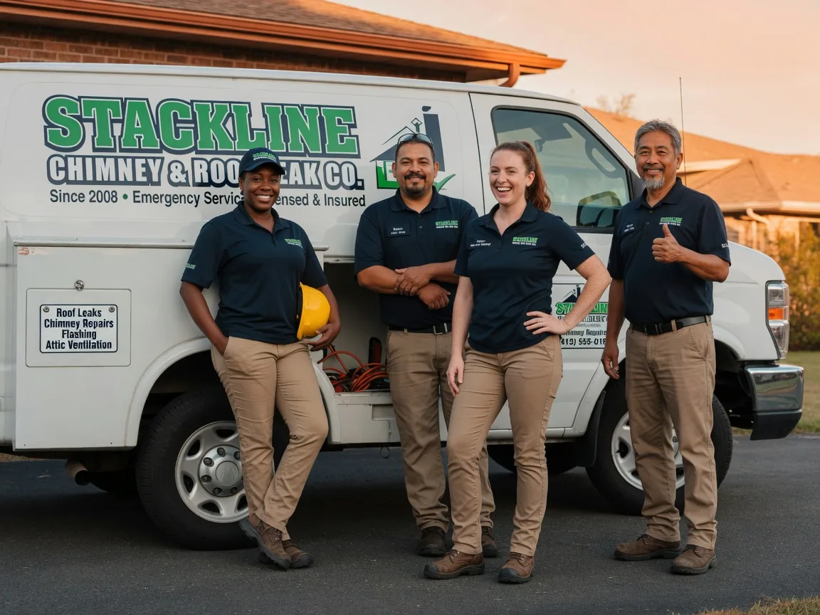 Chimney flashing repair company in Titusville, NJ